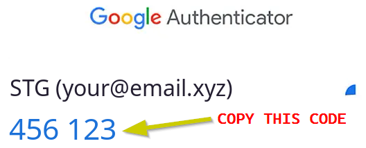 Copy this code
